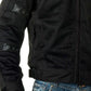 Milwaukee Leather Men's Devious Black Textile Motorcycle Jacket w/ CE Armor - MPM17025