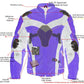 Milwaukee Leather Men's Invasion Black/Neon Textile Motorcycle Jacket w/ CE Armor - MPM17028