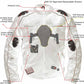 Milwaukee Leather Men's Troubled Black Textile Motorcycle Jacket w/ CE Armor - MPM17029