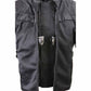 Milwaukee Leather Men's Shadow Black Textile Motorcycle Jacket w/ CE Armor - MPM17030