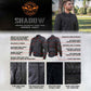 Milwaukee Leather Men's Shadow Black Textile Motorcycle Jacket w/ CE Armor - MPM17030