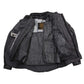 Milwaukee Leather Men's Shadow Black Textile Motorcycle Jacket w/ CE Armor - MPM17030