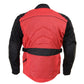 Milwaukee Leather Men's Venture Black/Red Textile Motorcycle Jacket w/ CE Armor - MPM17031