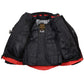 Milwaukee Leather Men's Venture Black/Red Textile Motorcycle Jacket w/ CE Armor - MPM17031
