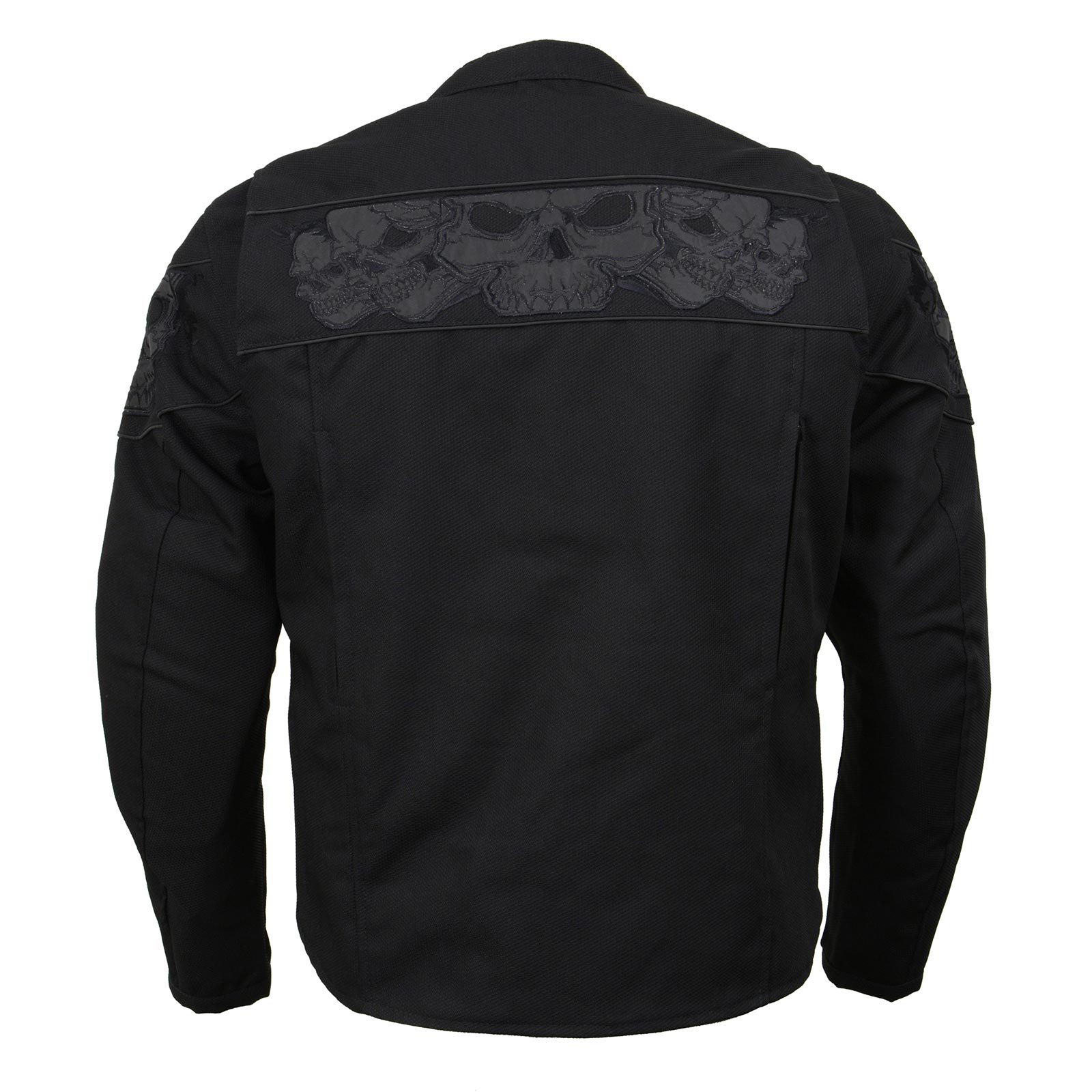 Milwaukee Leather MPM1730 Men's Black Padded Textile All Season