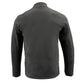 Nexgen Heat MPM1762SET Men’s Grey Soft Shell Heated Jacket - Standup Collar - for Winter Cold Weather Riding Outdoors