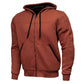 Milwaukee Leather Men's Copper Streetguard Riding Hoodie - Aramid Reinforced with CE Shoulder and Elbow Armor - MPM1771