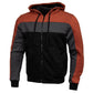 Milwaukee Leather Men's Streetguard Riding Hoodie - Aramid Reinforced with CE Shoulder and Elbow Armor - MPM1789