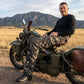 Milwaukee Leather MPM5593 Men's Camo CE Armored Motorcycle Denim Jeans Pants Reinforced w/ Aramid Fibers