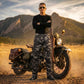 Milwaukee Leather MPM5593 Men's Camo CE Armored Motorcycle Denim Jeans Pants Reinforced w/ Aramid Fibers