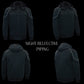 NexGen Heat Men’s Heated – Soft Shell Racing Style  Jacket, 7.4V, 3 Heat Levels, Night Visibility – Cold MPM1761SET