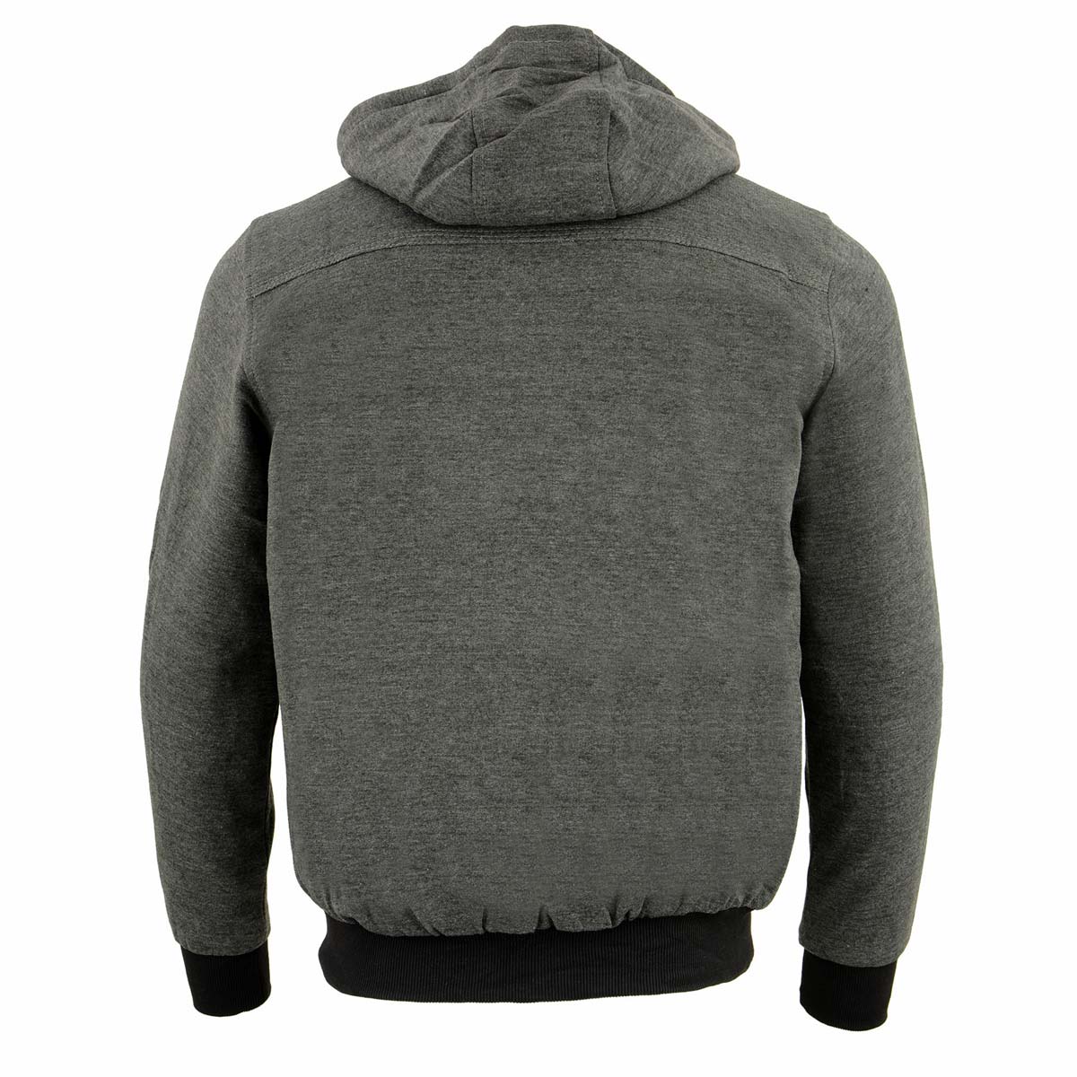 Nexgen Heat Men’s Black Heated Hoodie Jacket – Winter Motorcycle Riding Gear for Cold Outdoors MPM1713SET