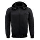 NexGen Heat Men’s Heated – Soft Shell Racing Style  Jacket, 7.4V, 3 Heat Levels, Night Visibility – Cold MPM1761SET