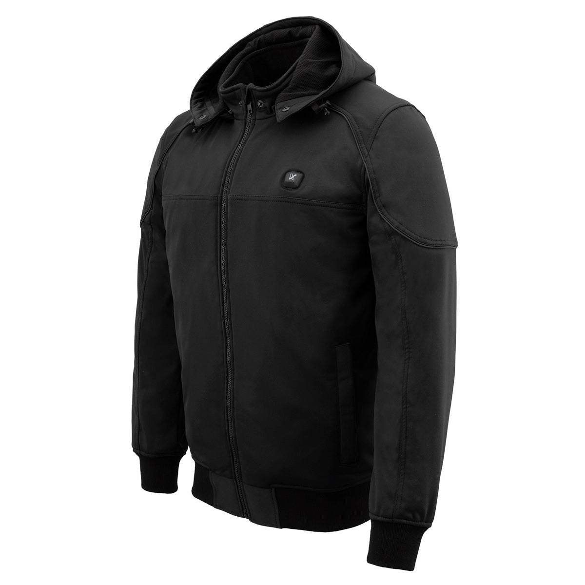 NexGen Heat Men’s Heated – Soft Shell Racing Style  Jacket, 7.4V, 3 Heat Levels, Night Visibility – Cold MPM1761SET