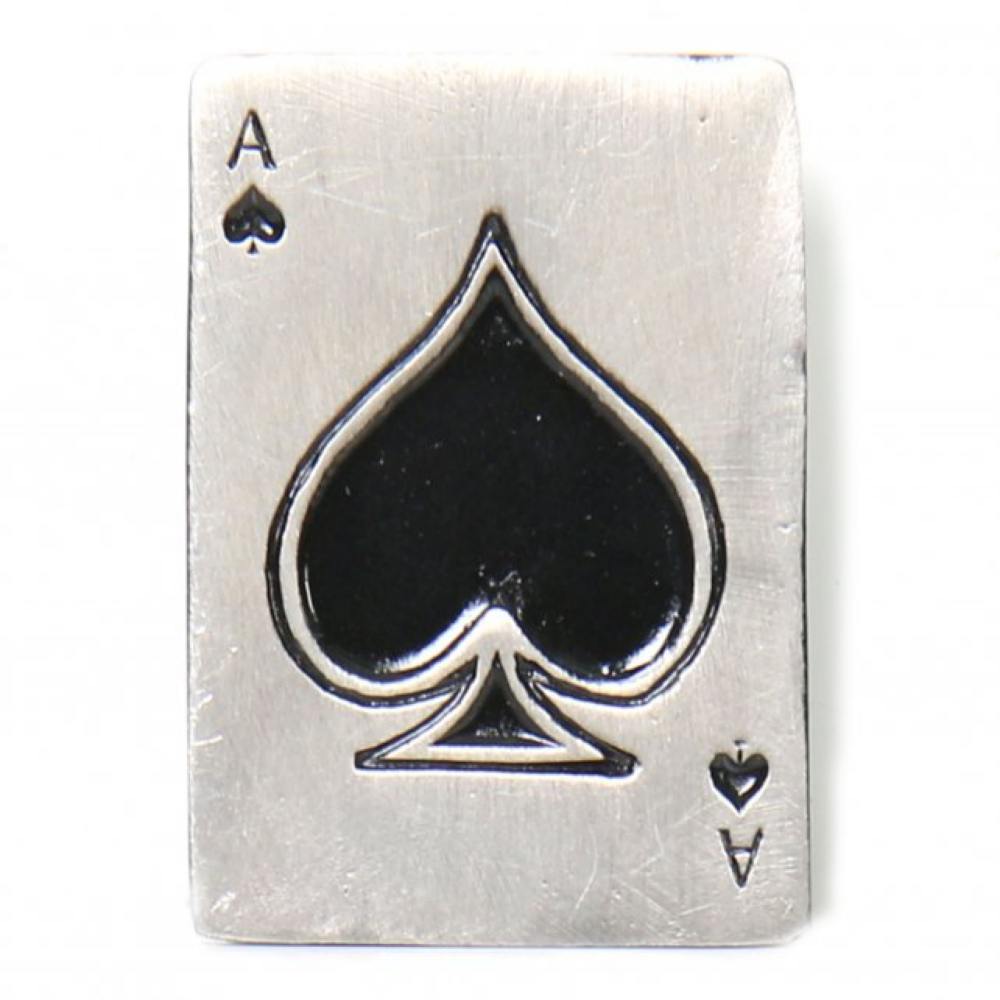 Milwaukee Leather MLP9207 Ace of Spades Pin For Jackets, Vest, Hats and Clothing