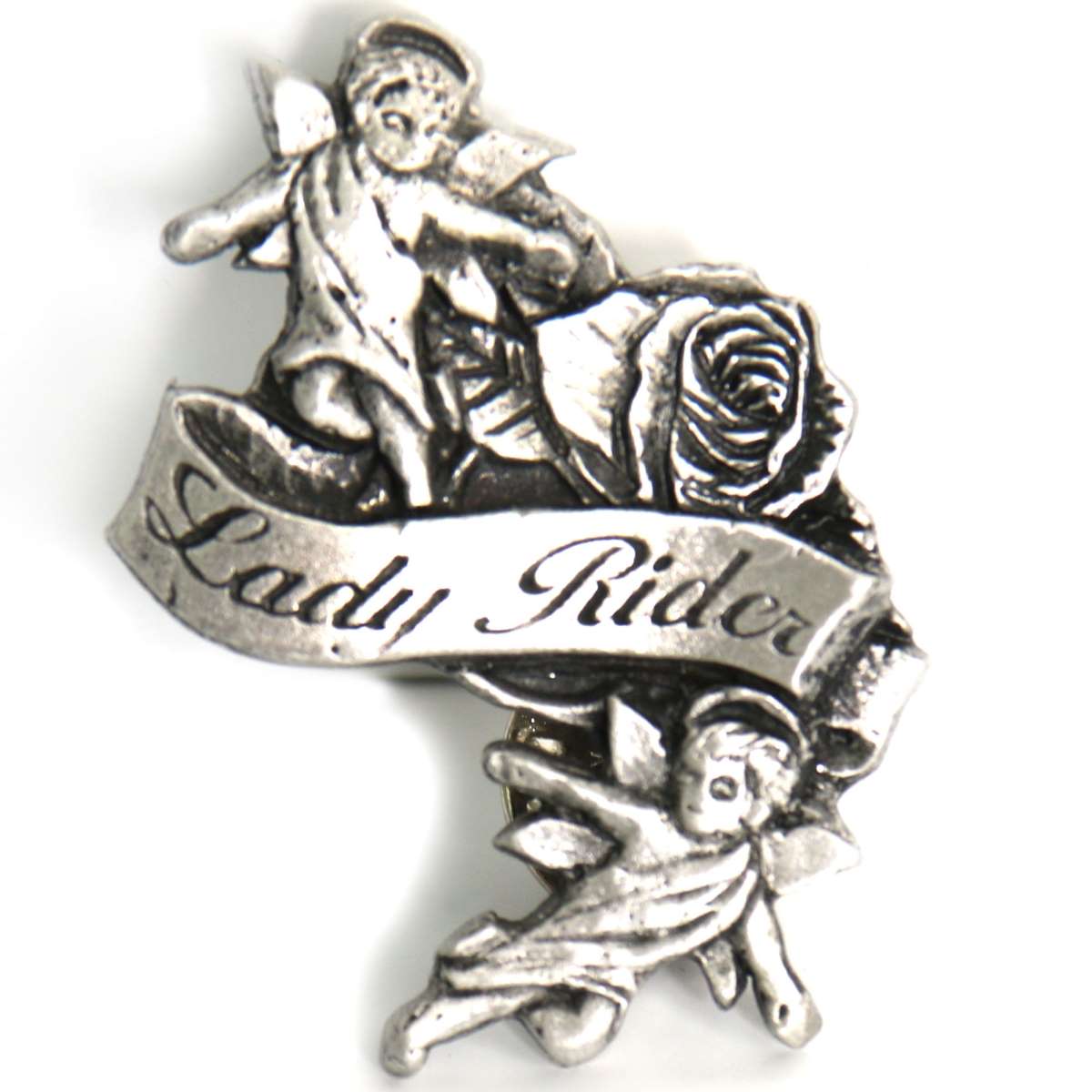 Milwaukee Leather MLPLady Rider Angels Pin PNA1041 For Jackets, Vest, Hats and Clothing