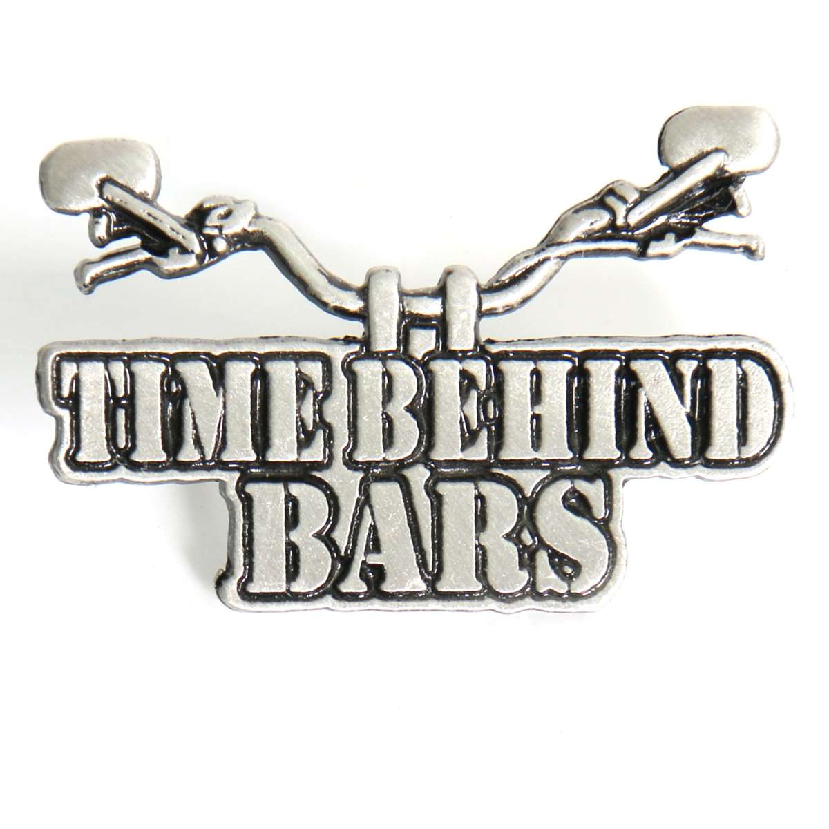 Milwaukee Leather MLP9232 Time Behind Bars Pin For Jackets, Vest, Hats and Clothing