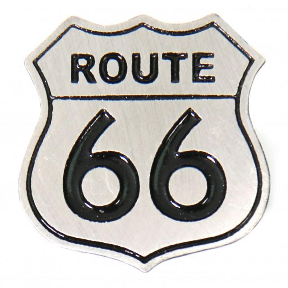 Milwaukee Leather MLP9238 Route 66 Pin For Jackets, Vest, Hats and Clothing