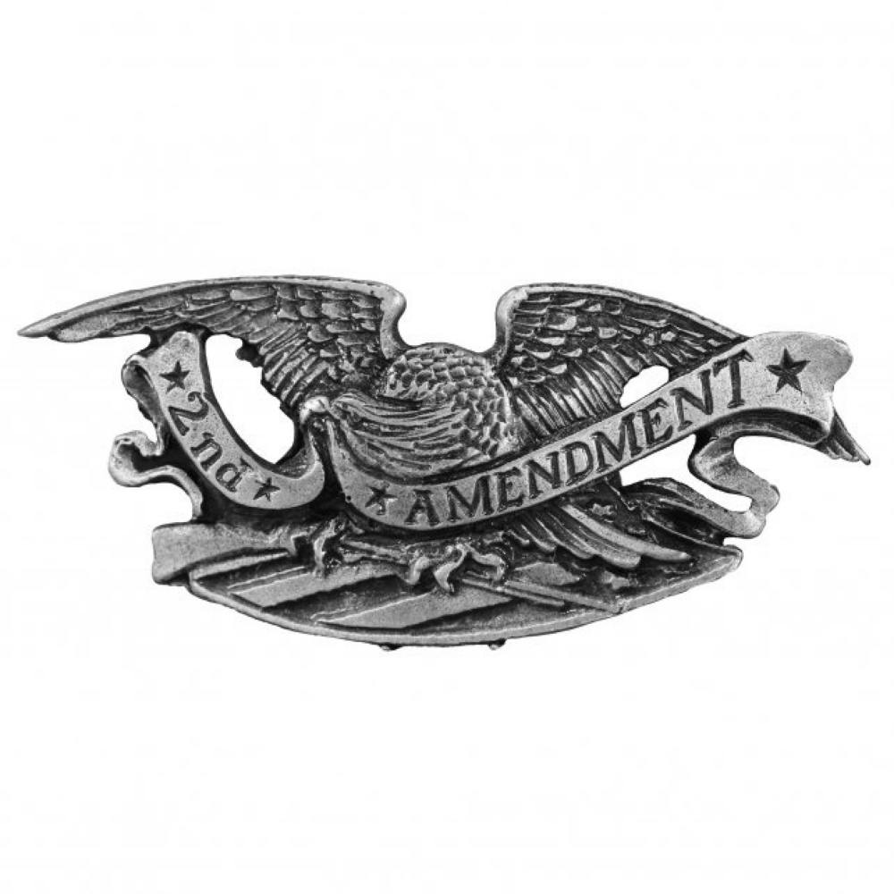 Milwaukee Leather MLP9272 2nd Amendment Eagle Pin For Jackets, Vest, Hats and Clothing