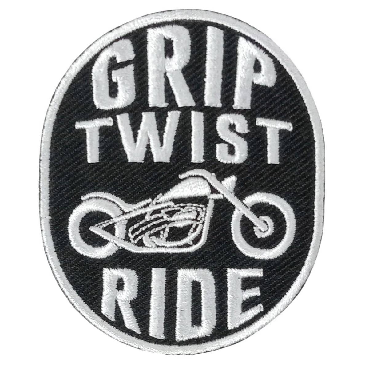 Hot Leathers Grip Twist Ride 3" X 3" Embroidered Patch PPW1105