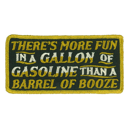 Hot Leathers Gallon Of Gasoline 4" X 2" Embroidered Patch PPW1173