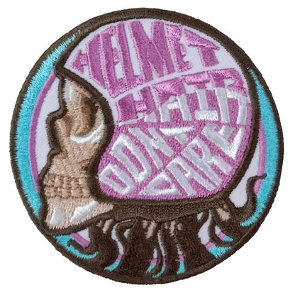 Hot Leathers Helmet Hair 3" X 3" Embroidered Patch PPW1232