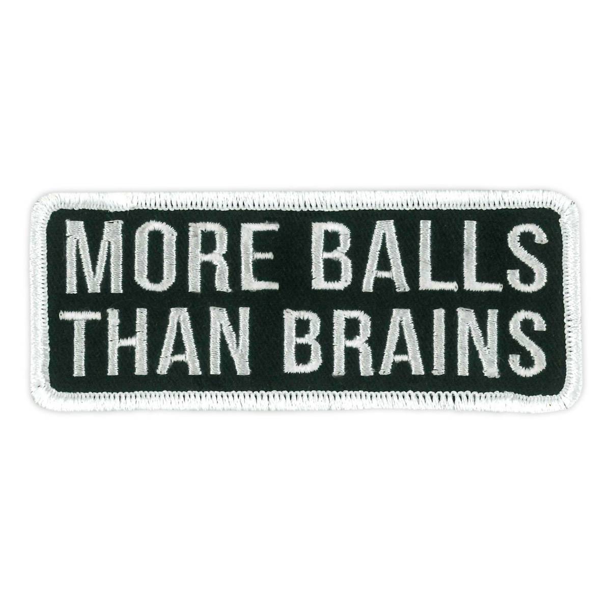Hot Leathers More Balls Embroidered Patch Ppw1244 PPW1244