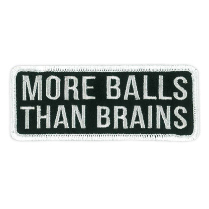 Hot Leathers More Balls Embroidered Patch Ppw1244 PPW1244