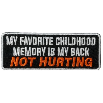 Hot Leathers Childhood Memory 4 X 1.5 Embroidered Patch PPW1268