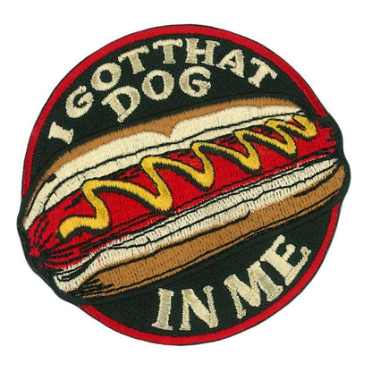 Hot Leathers Dog In Me Patch 2.8 X 2.75 Embroidered Patch PPW1272