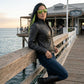 Milwaukee Leather SFL2800 Women's Racer Black Stand Up Collar Motorcycle Fashion Leather Jacket