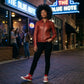 Milwaukee Leather SFL2850 Women's Classic Red Zippered Motorcycle Style Fashion Leather Jacket with Shirt Style Collar