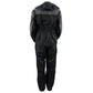 NexGen Ladies SH204901 Black and Grey Armored and Hooded Water Proof Rain Suit