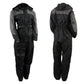 NexGen Ladies SH204901 Black and Grey Armored and Hooded Water Proof Rain Suit