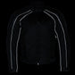 NexGen SH2153 Men's Black and Blue CE Armored Motorcycle Textile and Leather Combo Jacket