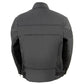 Milwaukee Leather SH2261 Women's Black Textile Lightweight Motorcycle Jacket with Reflective Piping
