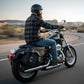 Milwaukee Leather SH55303ZB Black Medium Zip-Off PVC Throw Over Motorcycle Saddlebags