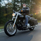 Milwaukee Leather SH57403ZB Black Medium Zip-Off PVC Throw Over Motorcycle Saddlebags