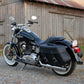Milwaukee Leather SH592ZB Black Zip-Off PVC Throw Over Slanted Saddlebags