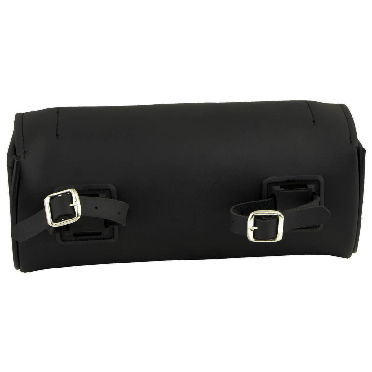 Milwaukee Leather SH62101 Black Double Strap PVC Motorcycle Tool Bag