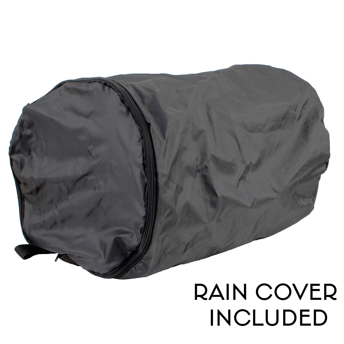 duffle bag with rain cover Milwaukee Leather SH631 Medium Black PVC Sissy Bar Duffle Motorcycle