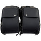 Milwaukee Leather SH669ZB Large Black Two Straps PVC Zip Off Throw Over Motorcycle Saddlebags