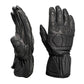 Milwaukee Leather Men's Black Leather Waterproof Gauntlet Motorcycle Hand Gloves-Extra Grip Reinforced Gel Palm SH813