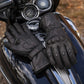 Milwaukee Leather SH815 Men's Black Leather Waterproof Gauntlet Gloves with Hard Knuckles