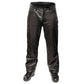 Milwaukee Motorcycle Clothing Co. Men’s Branson Black Premium Leather Biker Lined Pants –  5-Pocket  MMC50000