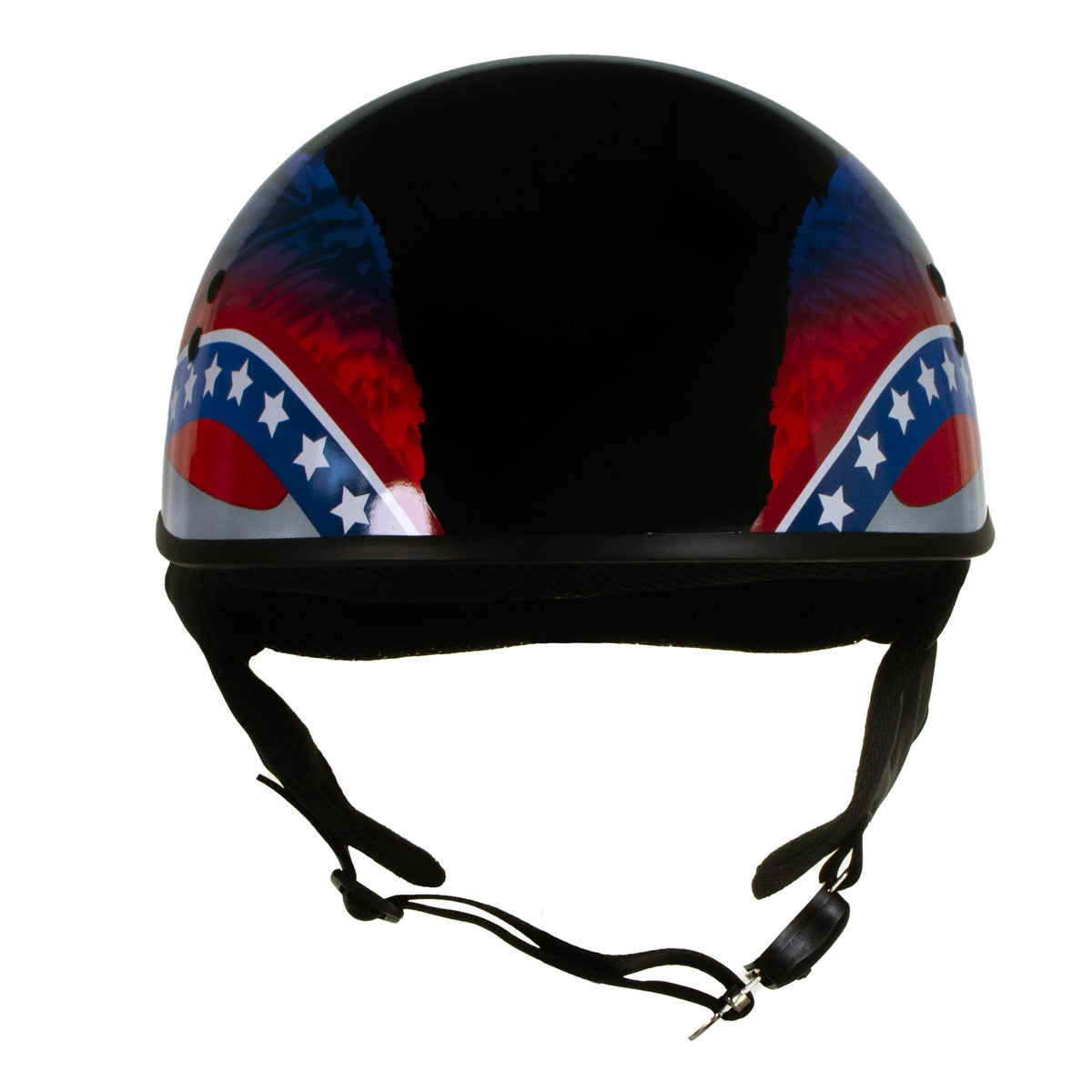 Hot Leathers HLT68 Eagle Wings Black Advanced DOT Approved Motorcycle – Milwaukee Leather Hot Leathers HLT68 Eagle Wings Black Advanced DOT Approved Motorcycle – Milwaukee Leather