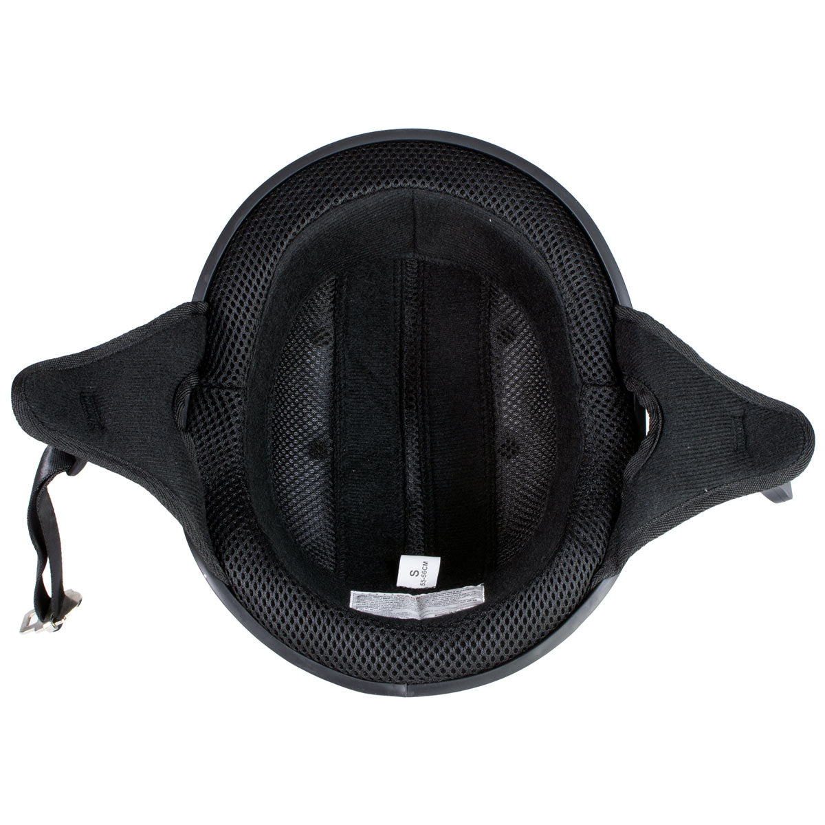 Hot Leathers HLT68 The O.G. Glossy White Motorcycle Skull Cap Half DOT Approved Helmet