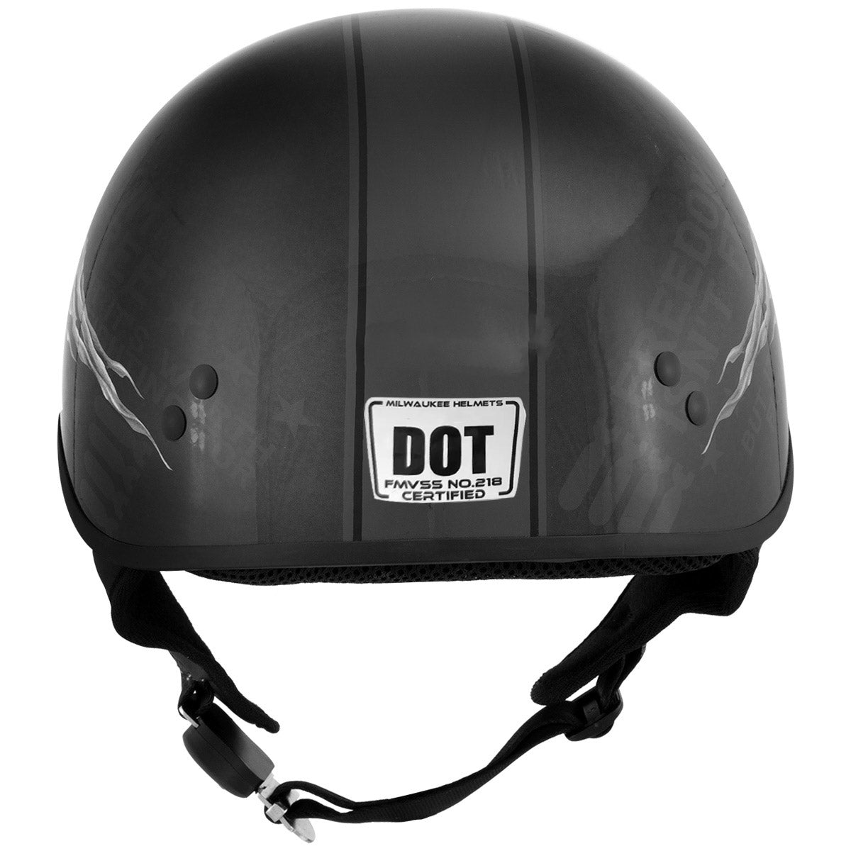 Milwaukee Helmets T70 Freedom Skulls Black Glossy Motorcycle DOT – Milwaukee Leather Milwaukee Helmets T70 Freedom Skulls Black Glossy Motorcycle DOT – Milwaukee Leather