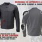 Milwaukee Leather LKM17014 Men's Matte Black Premium Leather Protective Motorcycle Racing Style Biker Jacket w/ CE Armor