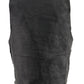 Milwaukee Leather SH1367Z Men's Black Leather Bullet Proof Style Rider Vest- Plain Back Panel for Club Patches